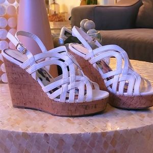 Madden Girl Wedge Sandals Sz 7.5